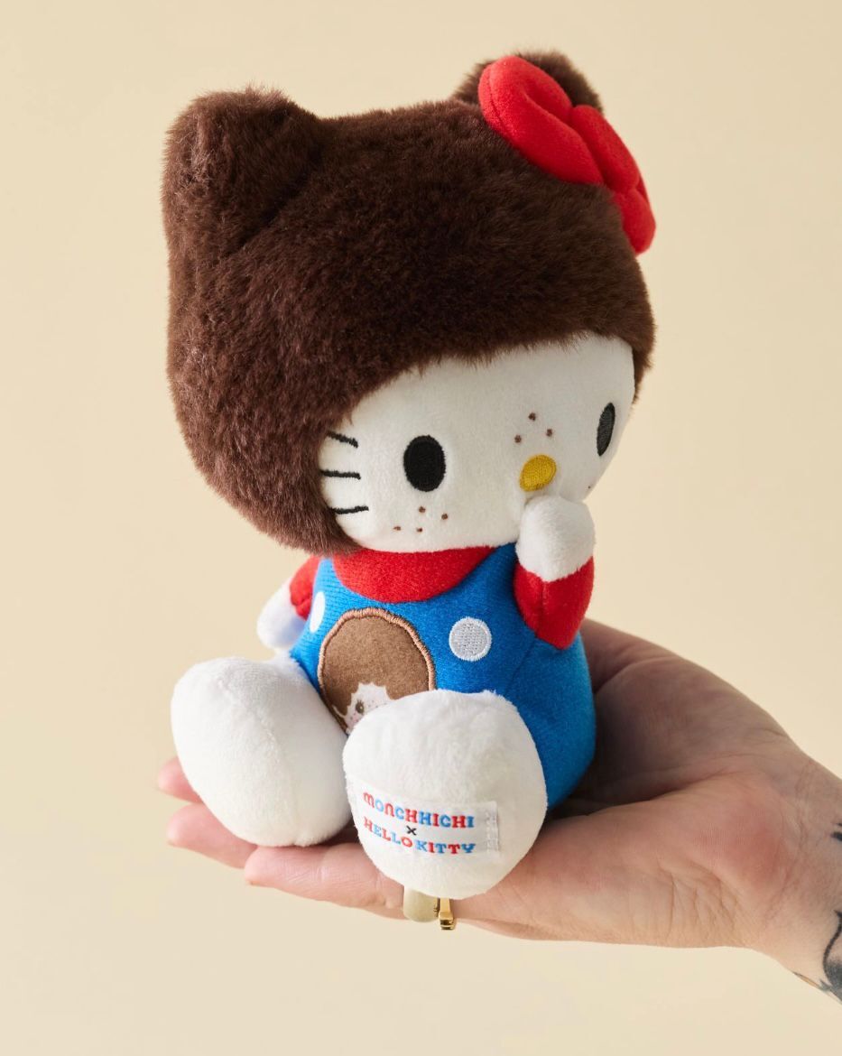 【預購】Monchhichi x Hello Kitty  K1126105 毛絨公仔