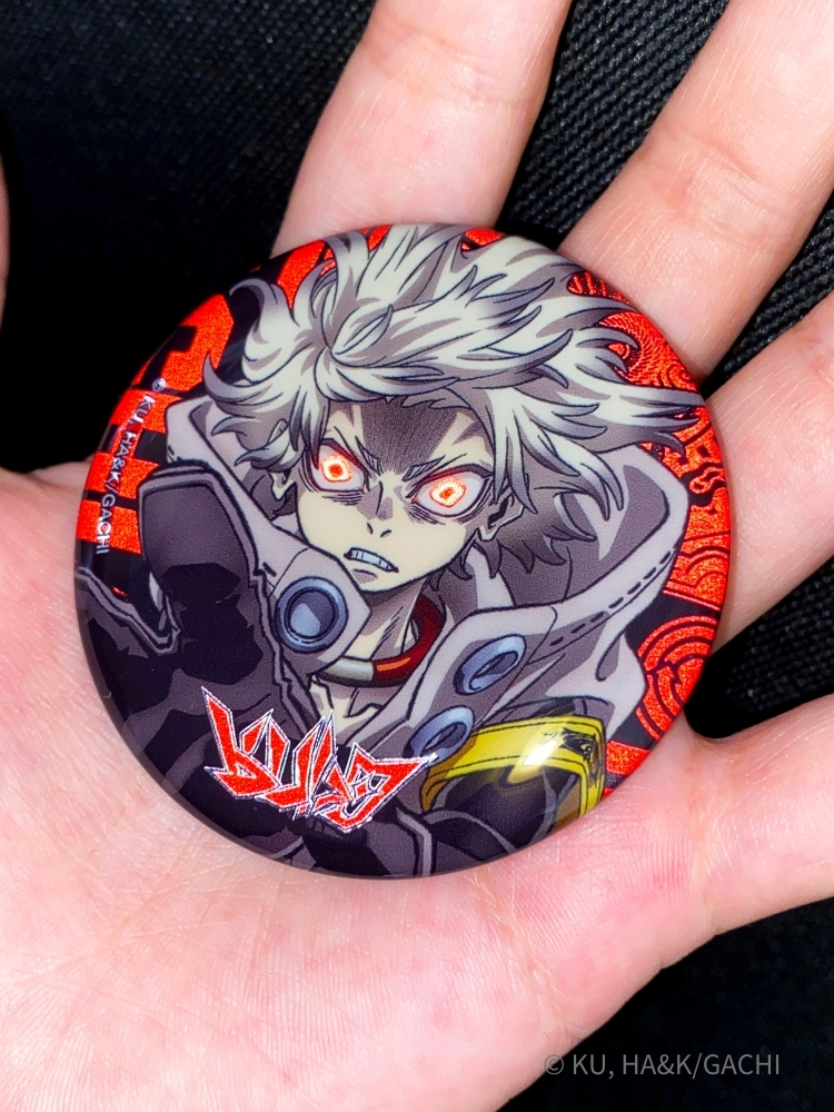 GACHIAKUTA 反光圓形胸章 路德