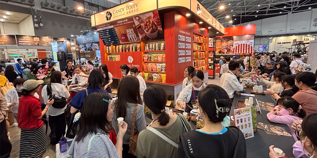 2025臺灣國際咖啡展亮點揭密CP爆米花現場人潮