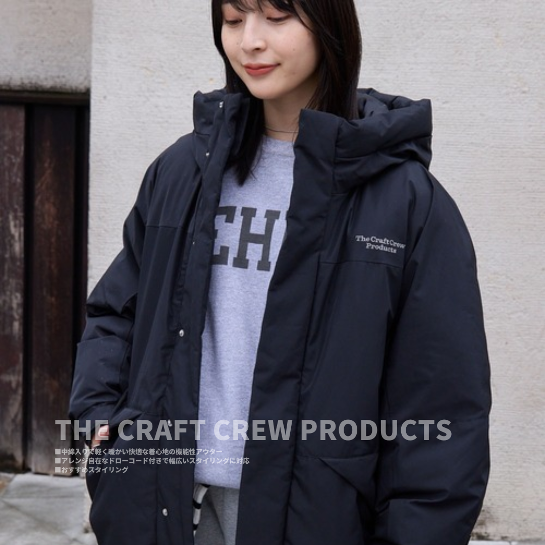 "代購" THE CRAFT CREW PRODUCTS 25AW 防風防潑水 連帽羽絨外套