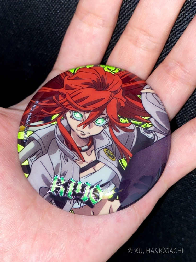 GACHIAKUTA 反光圓形胸章 理遙