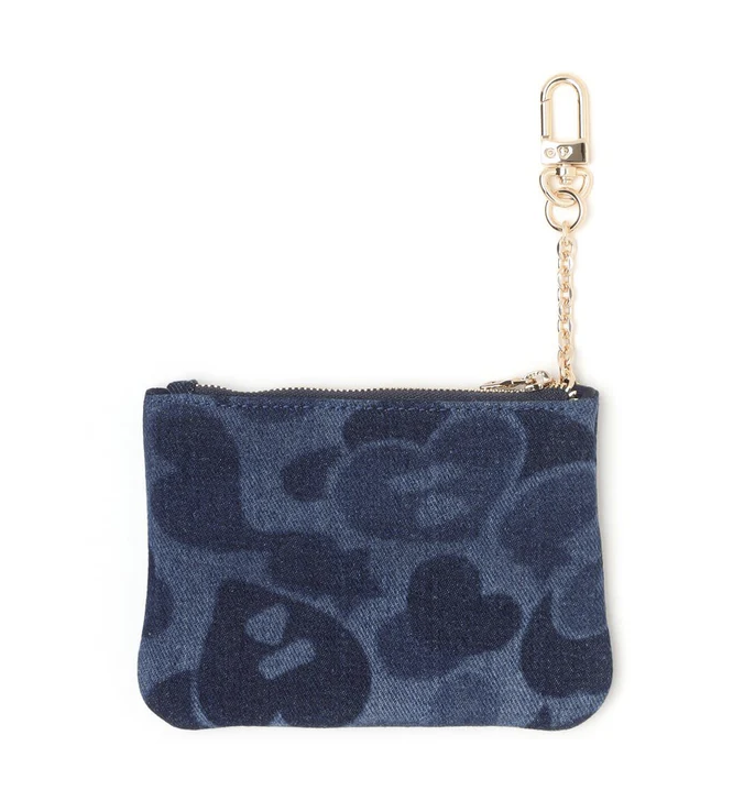 2025AW BAPE A BATHNIG APE APEE CAMO DENIM WALLET #2 橫開 小包 收納包 零錢包 卡片夾 毛絨 現貨 CL70-290-306