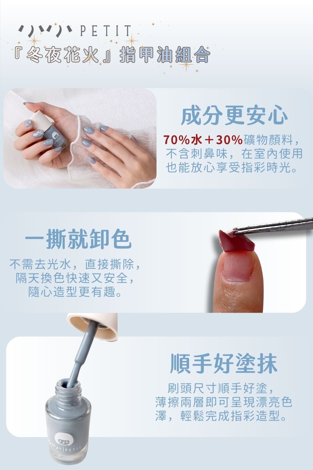 小小PETIT x 理理包 liil 聯名限定｜冬夜花火 × 流光心願袋