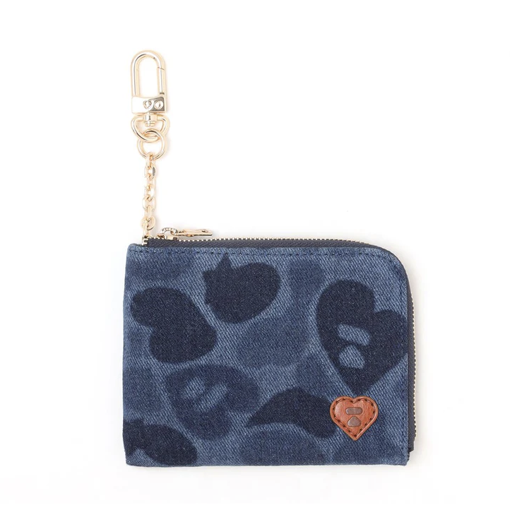 2025AW BAPE A BATHNIG APE APEE CAMO DENIM WALLET #1 側開 小包 收納包 零錢包 卡片夾 毛絨 現貨 CL70-290-304