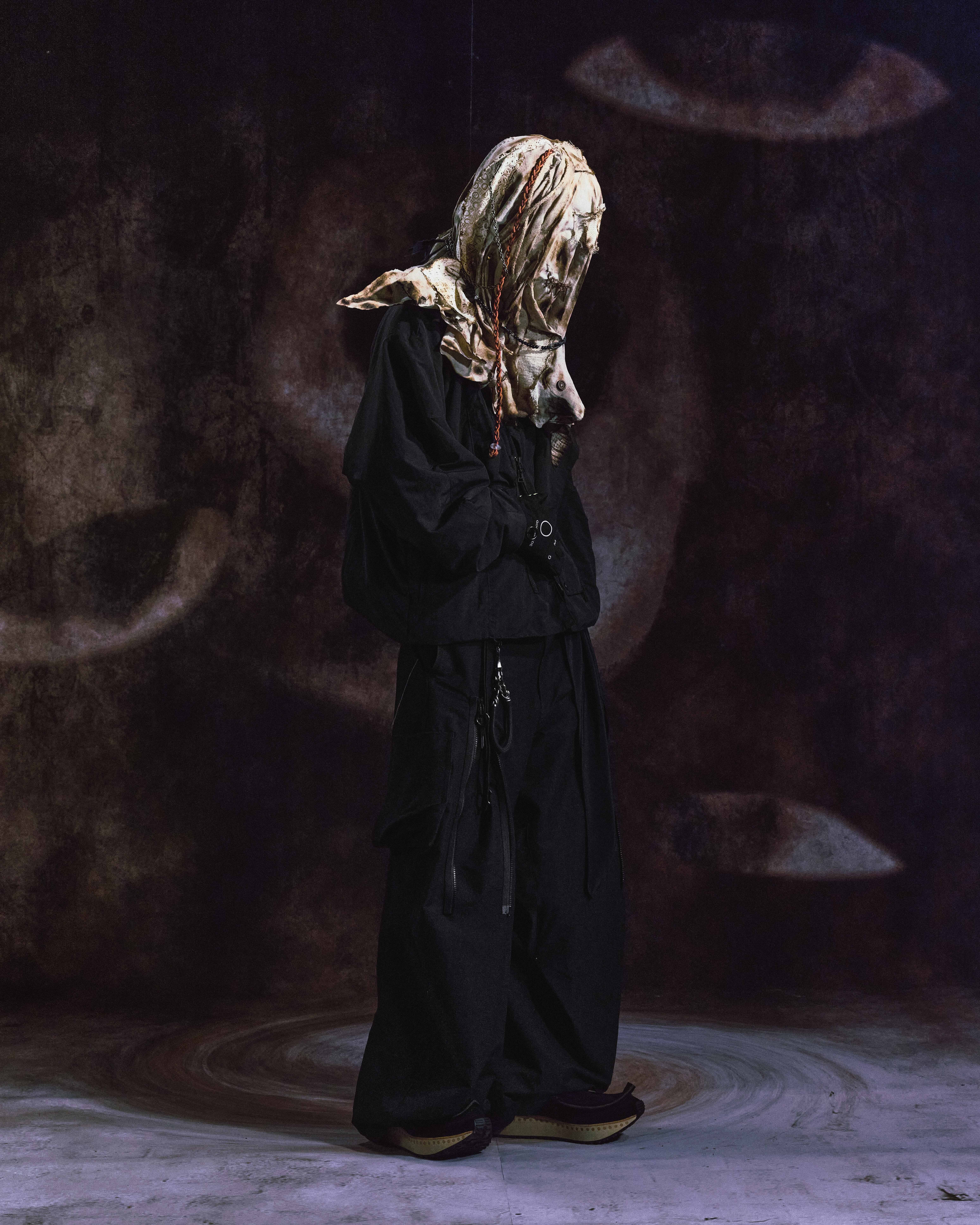 GOOPiMADE 9th - “EXP-DLC” Short Kimono Jacket - Shadow