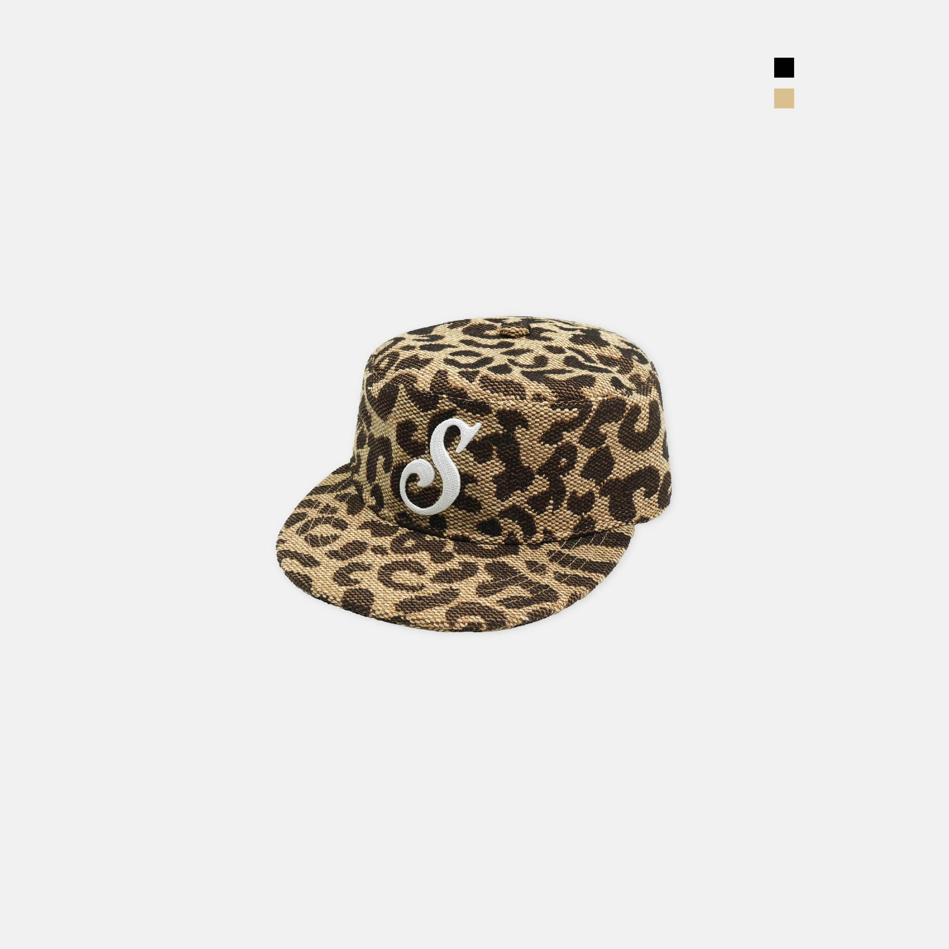 SIMON MADE ACC-2513 美式 豹紋 藥盒帽