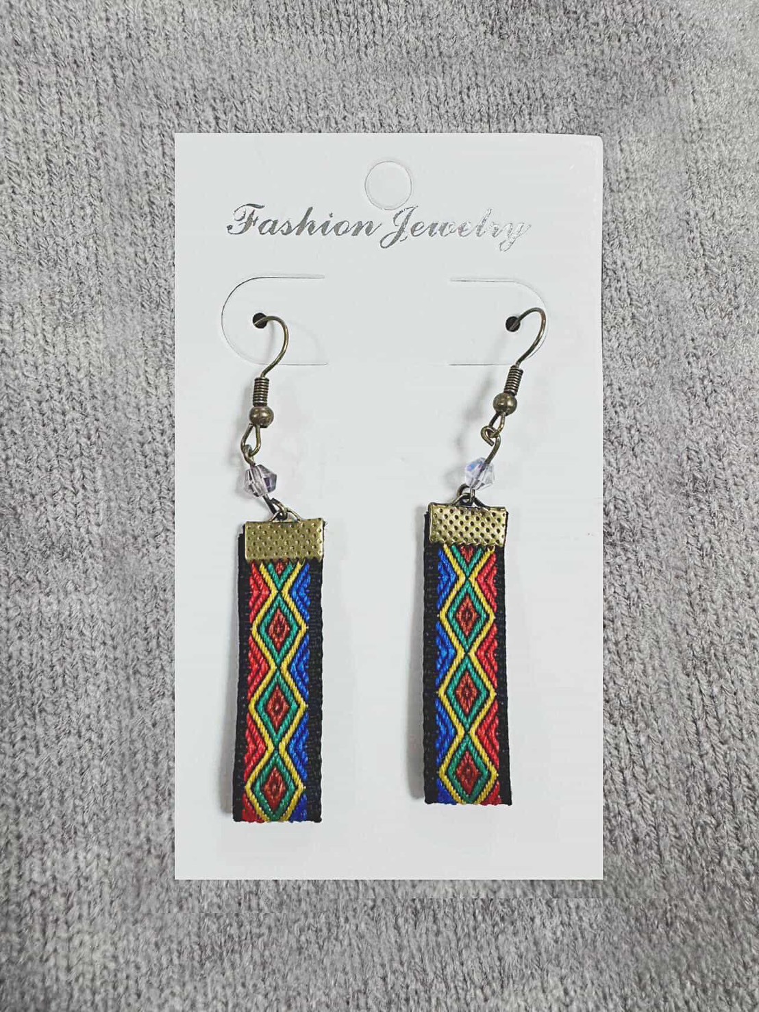 花蓮分會｜原民織帶手工耳環2組（款式隨機出貨）
