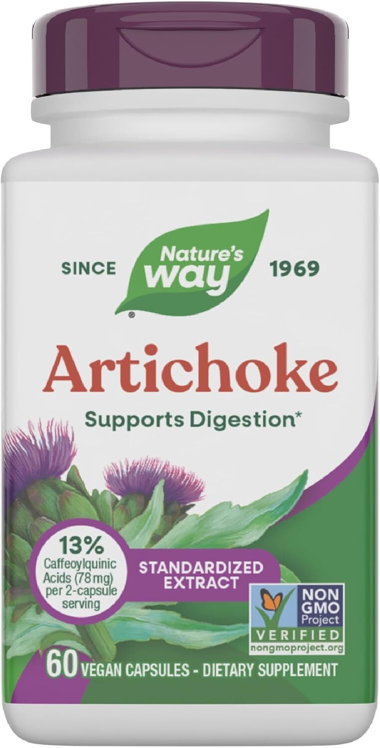 [現貨] Nature's Way 朝鮮薊+奶薊草 60粒 肝臟健康 素食 Artichoke