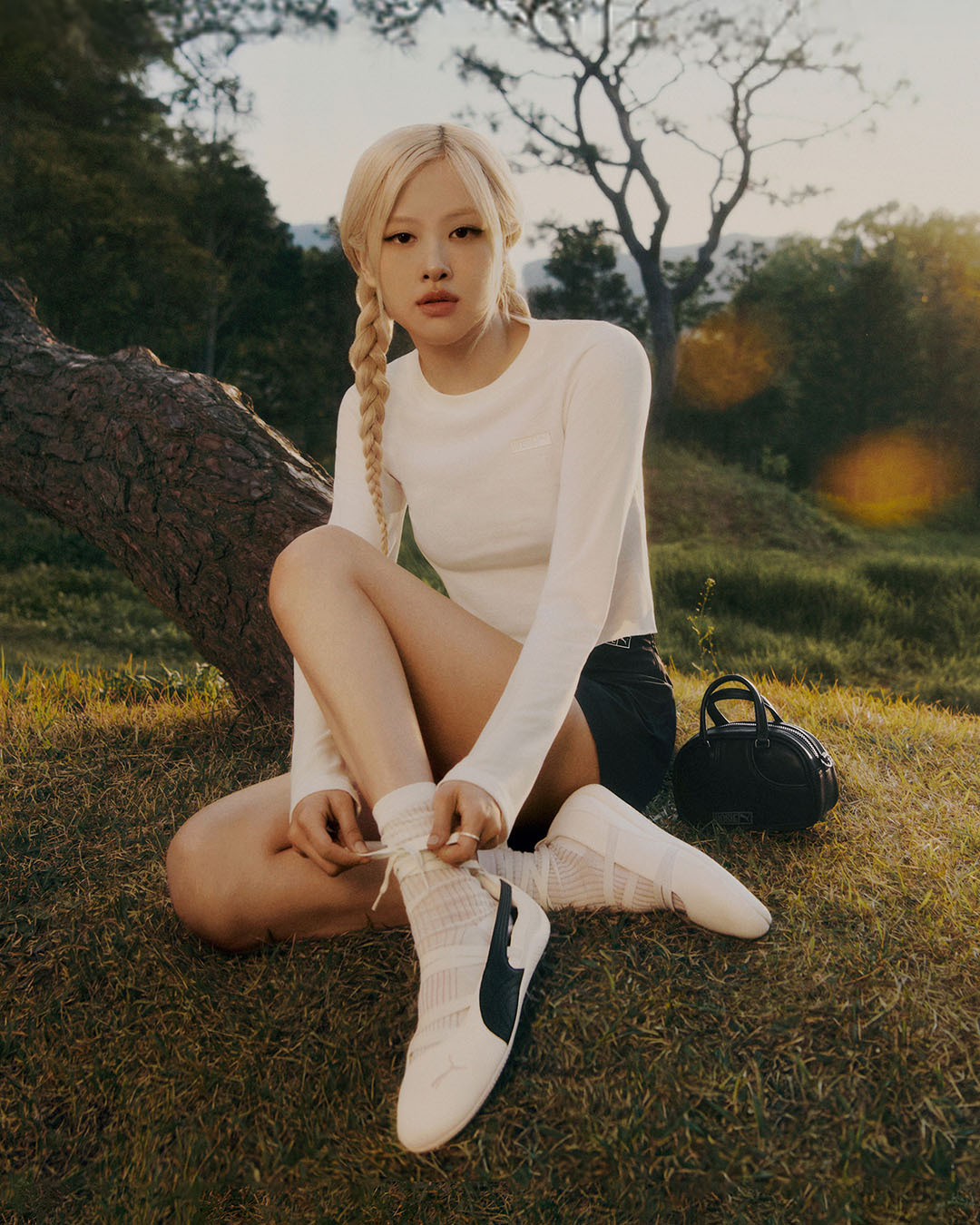Rosé x W Puma Speedcat Leather Rosé White 白黑綁帶 聯名 404390-01