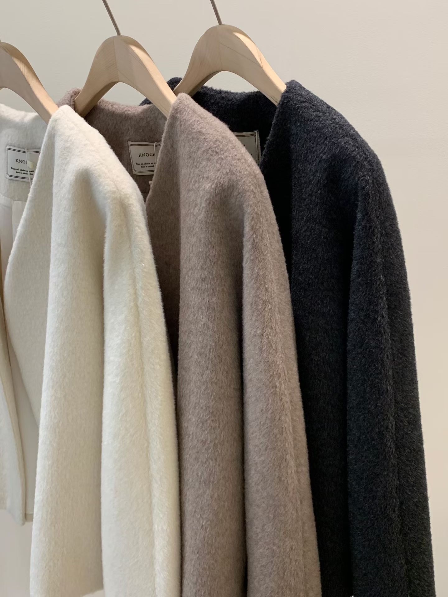 【韓國廠播】 A12 俐落無領高級感外套