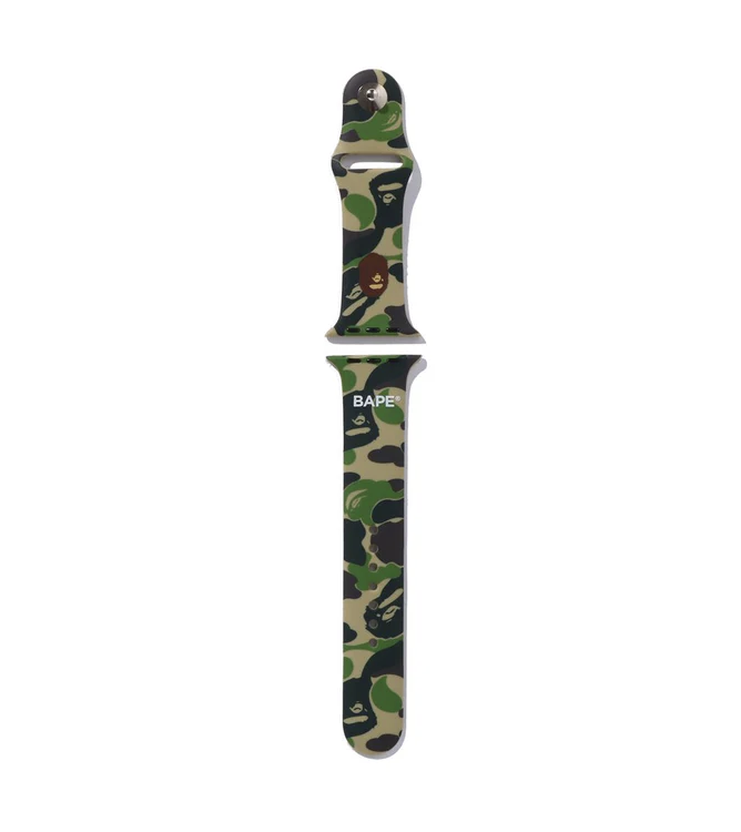 2025AW BAPE A BATHNIG APE ABC CAMO WATCH BAND FOR APPLE WATCH 迷彩 錶帶 現貨 1L70182016