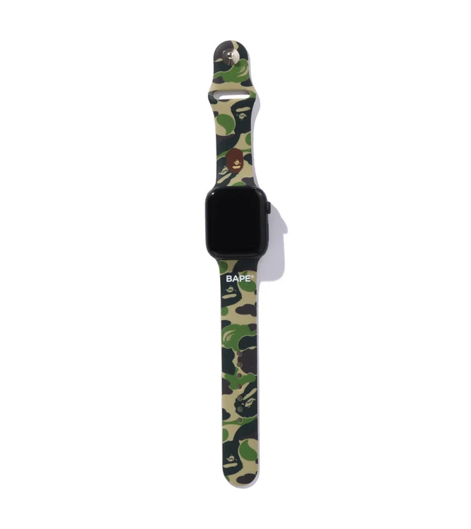 2025AW BAPE A BATHNIG APE ABC CAMO WATCH BAND FOR APPLE WATCH 迷彩 錶帶 現貨 1L70182016