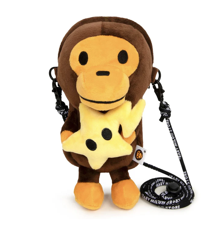 2025AW BAPE A BATHING APE BABY MILO STORE BABY MILO MOBILE BAG 無敵星 手機 側背包 小包包 AL70190313