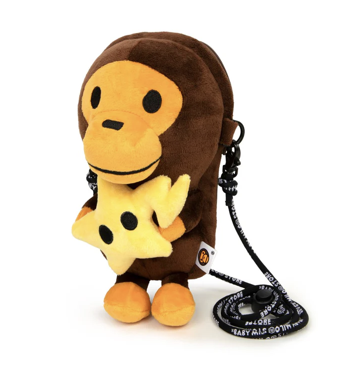 2025AW BAPE A BATHING APE BABY MILO STORE BABY MILO MOBILE BAG 無敵星 手機 側背包 小包包 AL70190313