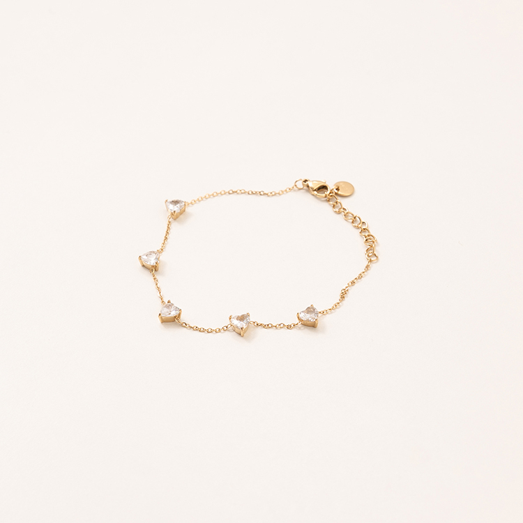 miramira微光｜小心願白鋯石手鍊C0873-金99400