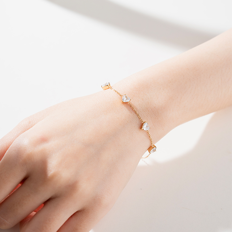 miramira微光｜小心願白鋯石手鍊C0873-金99400