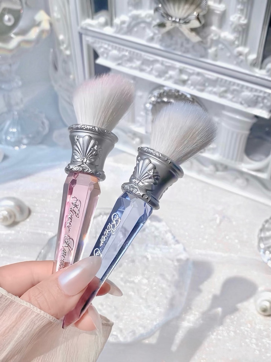 【現貨】Flower Knows 花知曉甜心小熊系列 圓頭點彩刷 2色可選 化妝工具