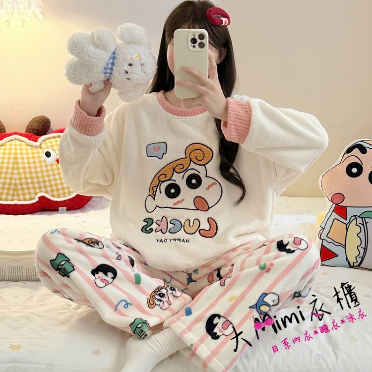 🔥暖呼呼系列-小葵法蘭絨睡衣