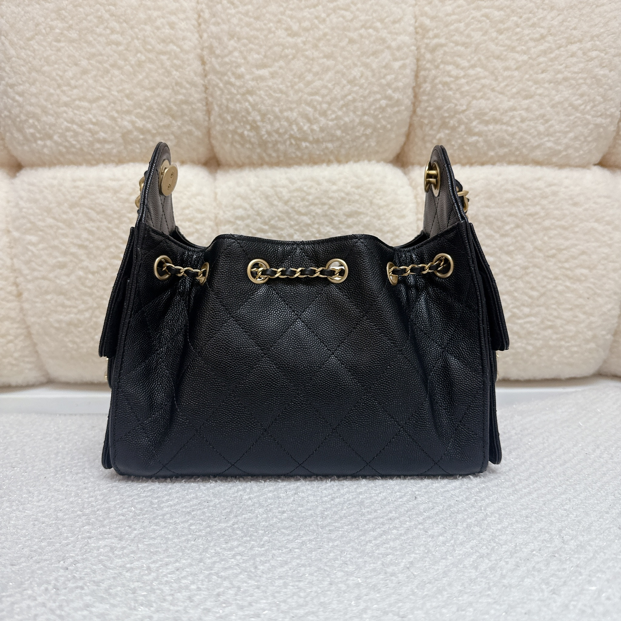 Chanel 25C Mini Bag - Black / Ghw
