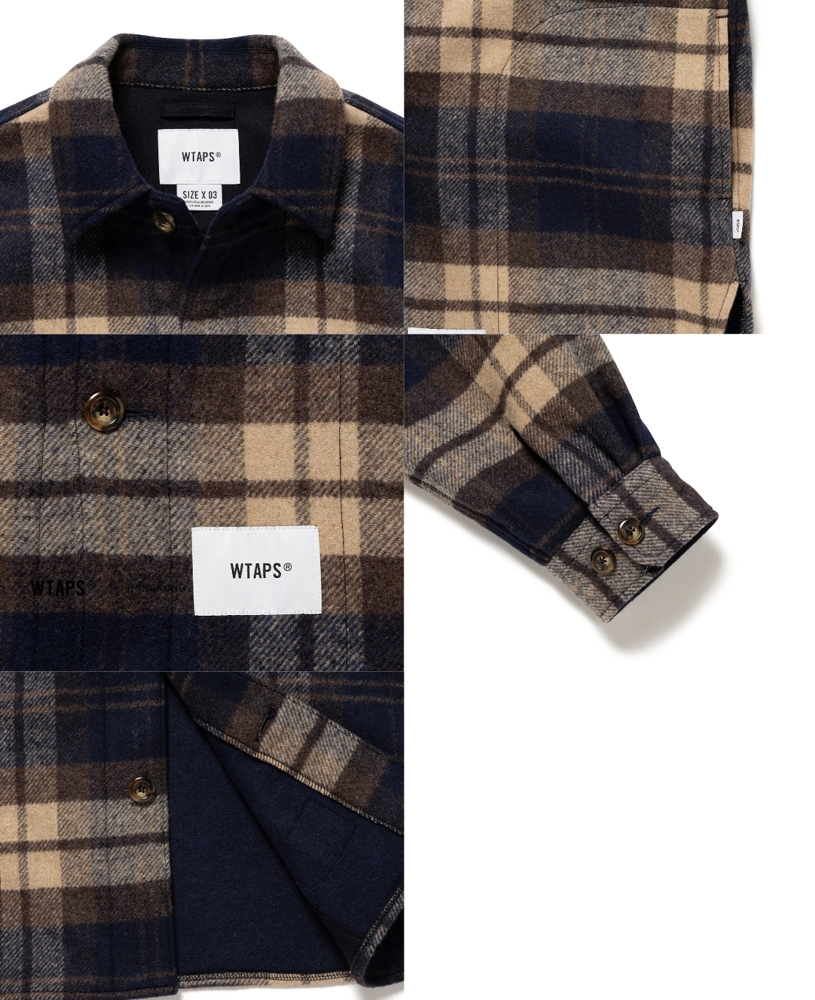 現貨|WTAPS WCPO / JACKET / WOPL. MELTON. TEXTIL 252WVDT-
