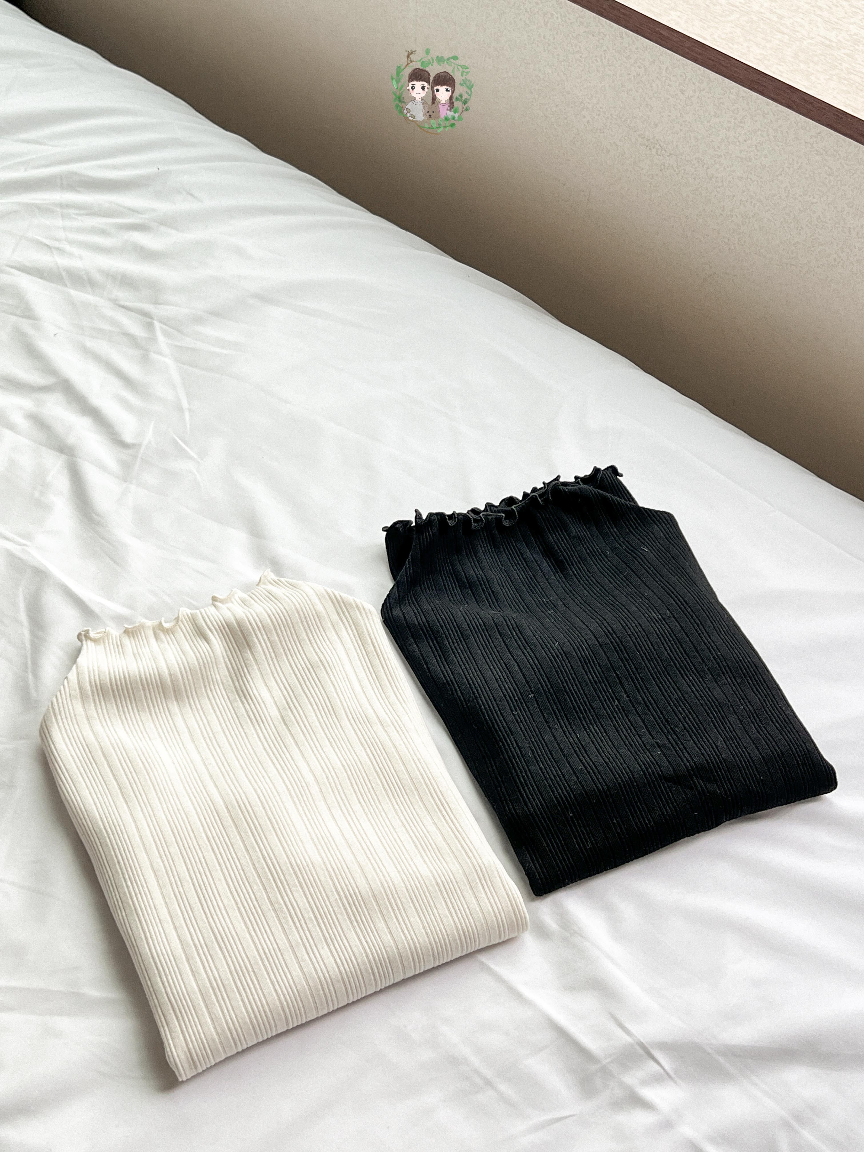 超襟著！直紋木耳邊上衣〈🇰🇷DAY 1〉