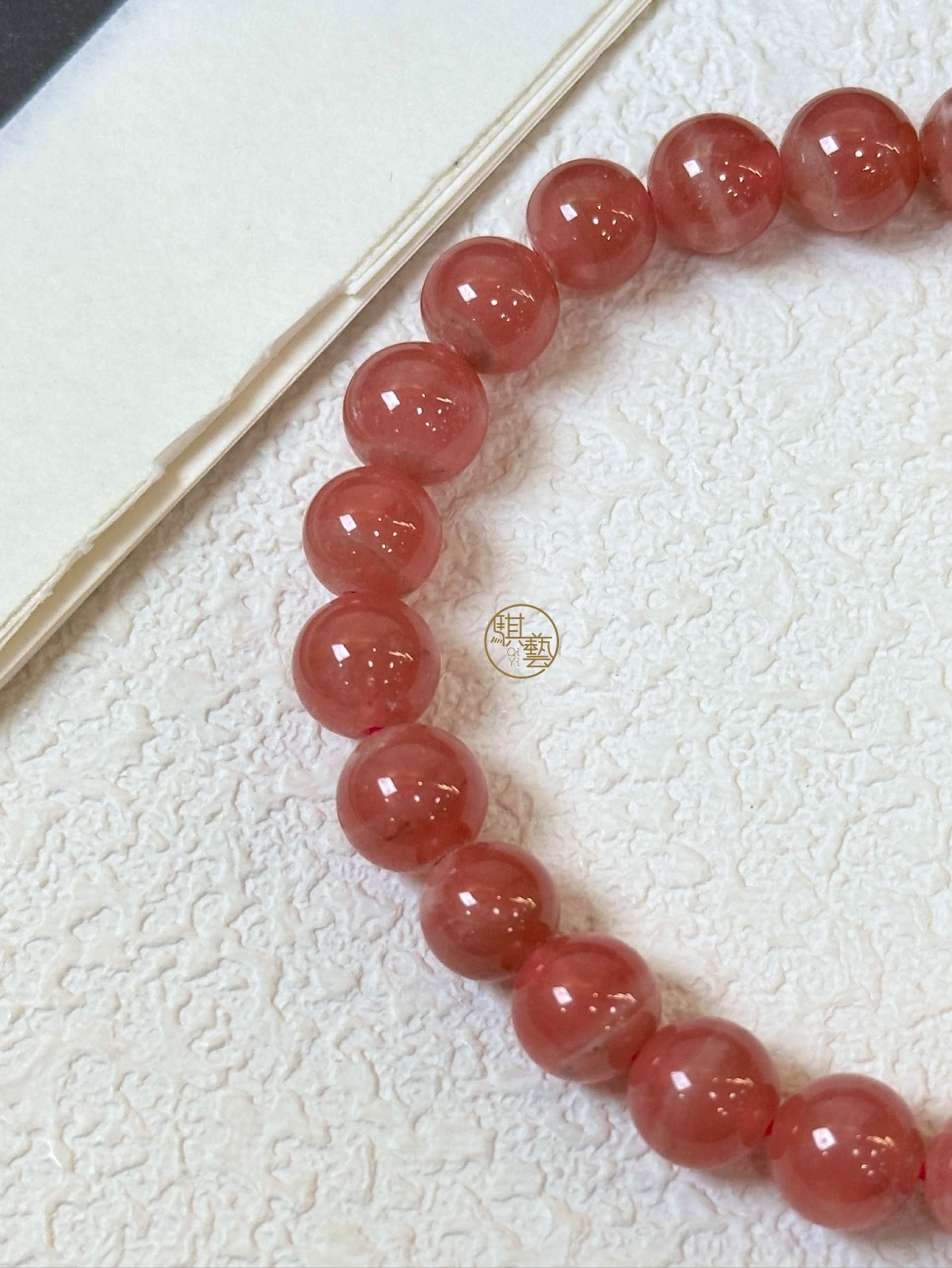 高品玉化紅紋石手串 7mm+｜暖心療癒 × 愛情磁場 × 自我價值提升