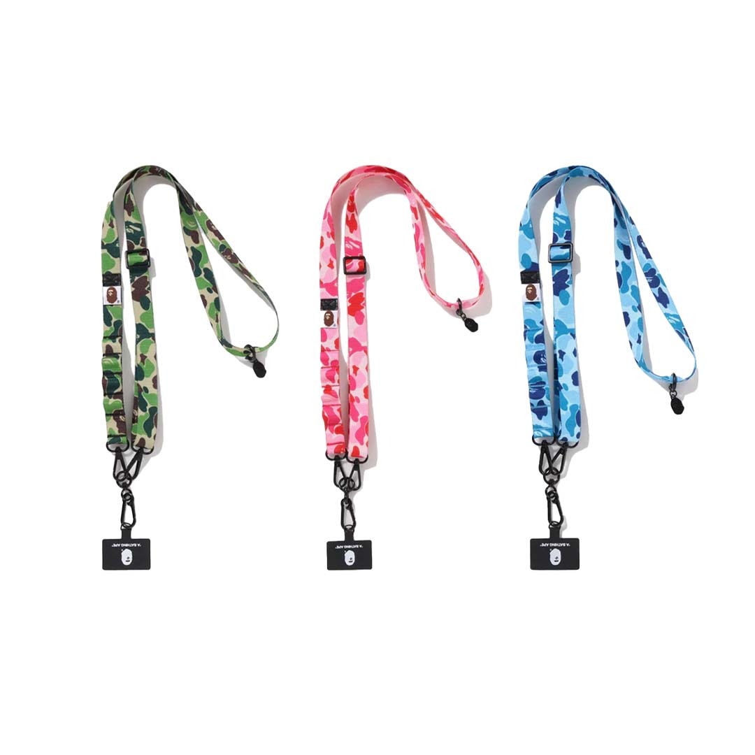 2025AW A BATHING APE BAPE ABC CAMO SMARTPHONE SHOULDER STRAP MOBILE 手機 掛繩 3色 現貨 1L70182015