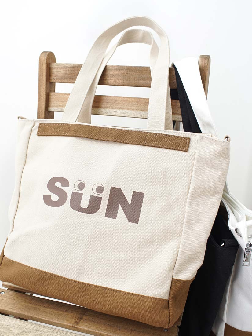 表情童趣3WAY多用途帆布包(3色)