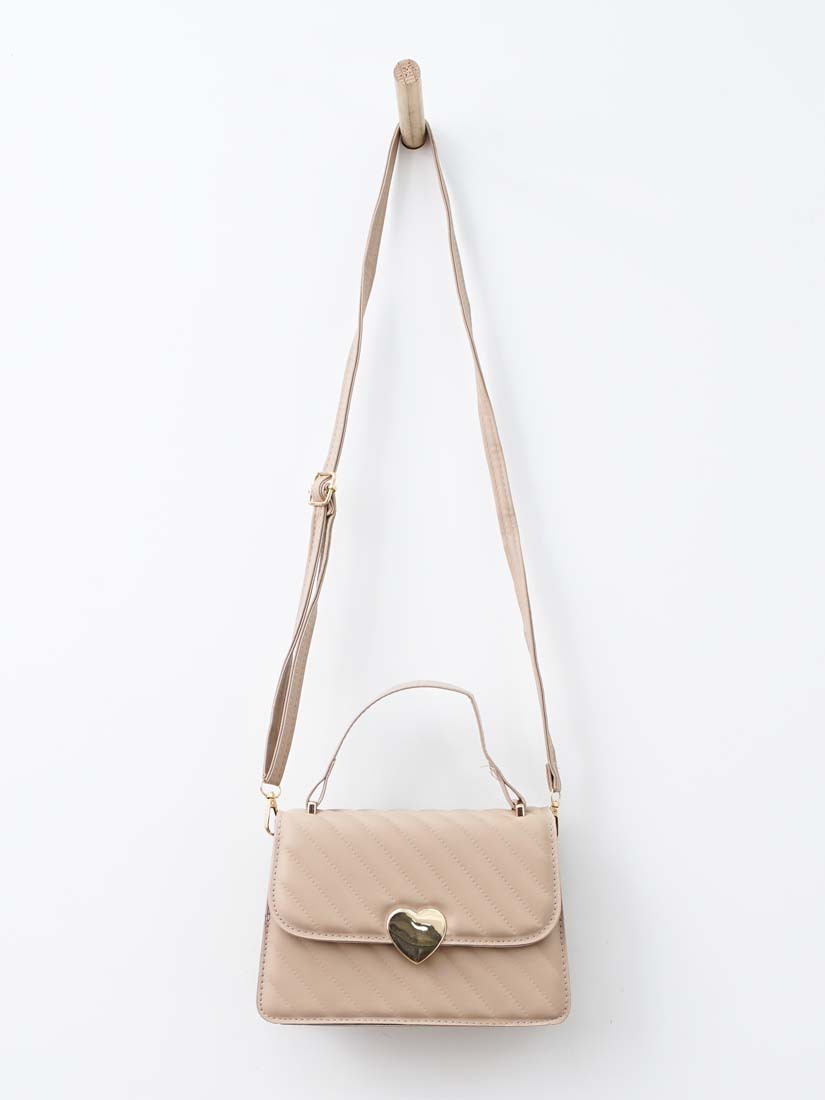 甜心衍縫手提斜背兩用包(3色)