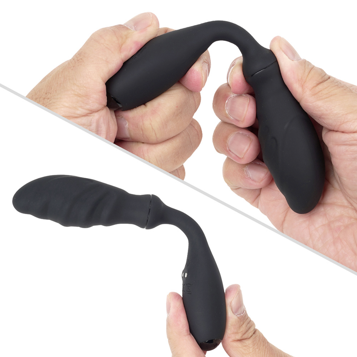 PxPxP 波紋狀新手後庭/陰道震動按摩棒