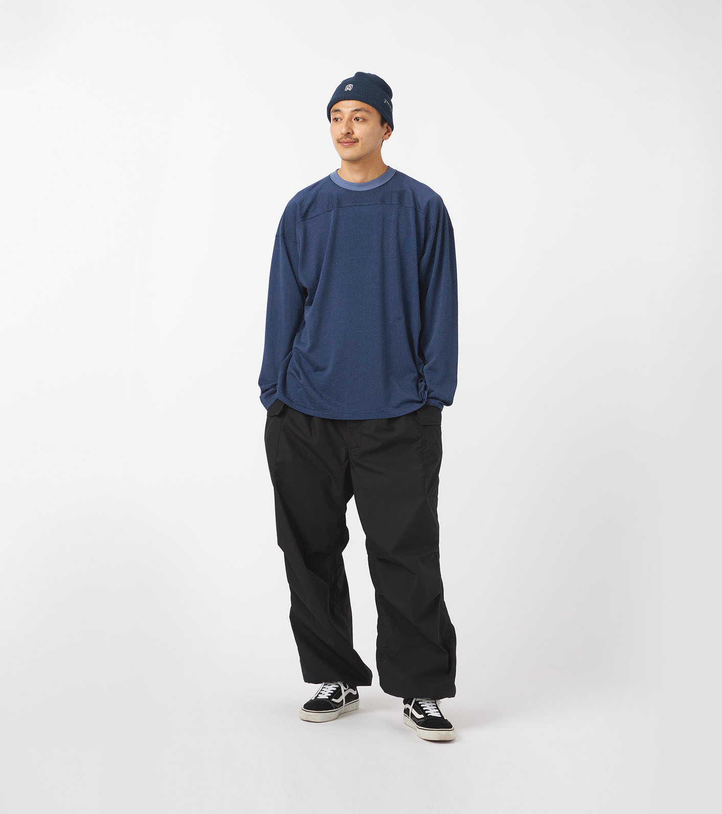 【代購】nanamica Rayon Cotton L/S Tee 落肩長袖上衣 – 舒適日常休閒款