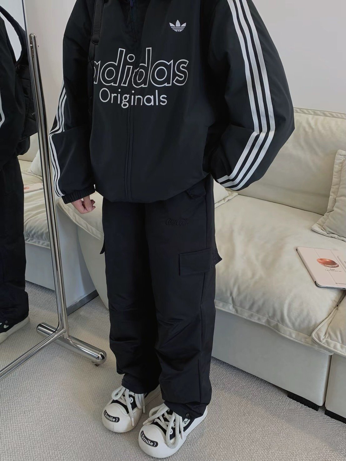 ADIDAS ORIGINALS FW25 雙面穿 鋪棉 防風 防潑水 立領外套 兩色