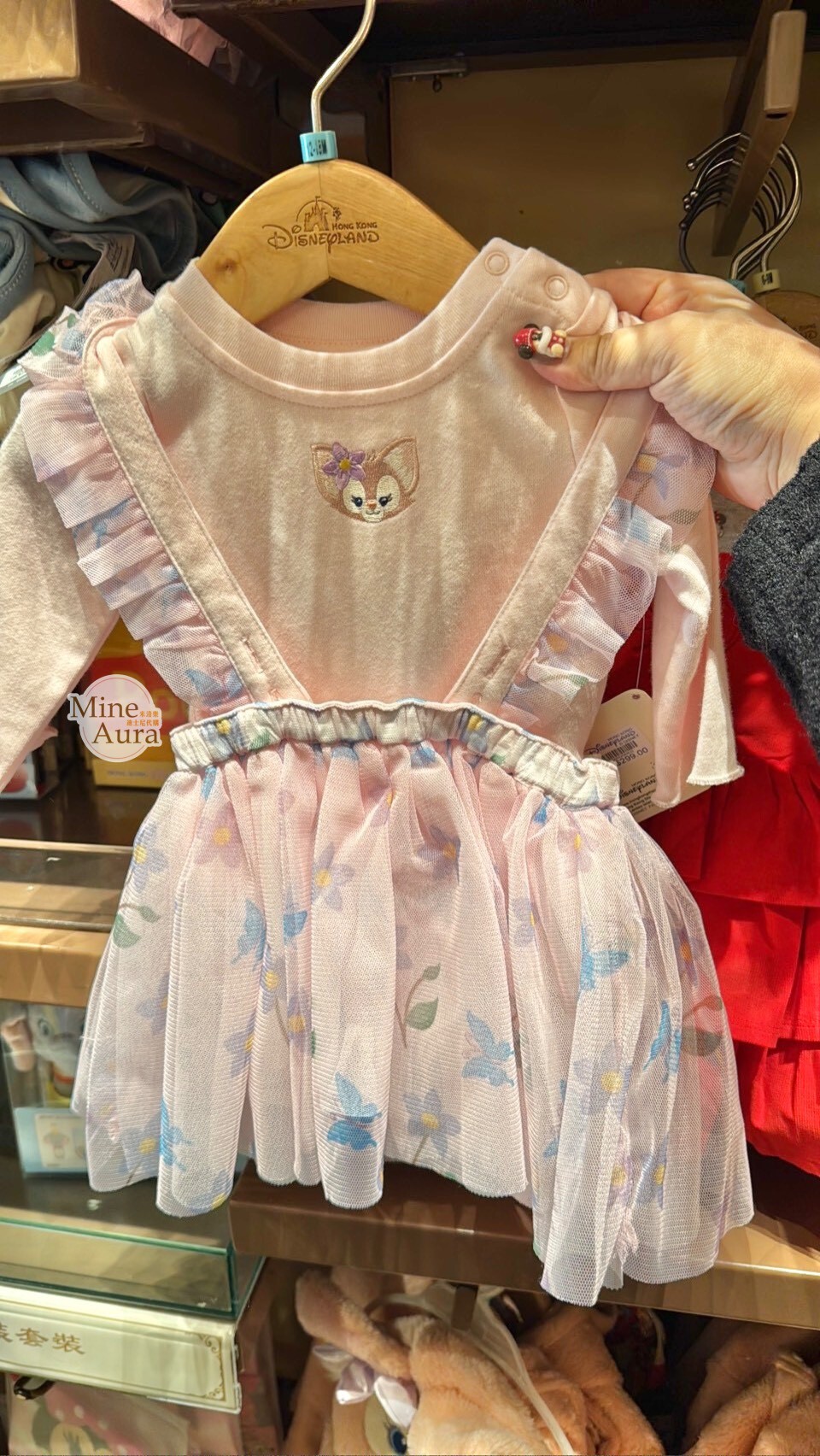 玲娜貝兒 Lina bell 兩件造型 吊帶裙 洋裝 嬰兒用品 -香港迪士尼樂園