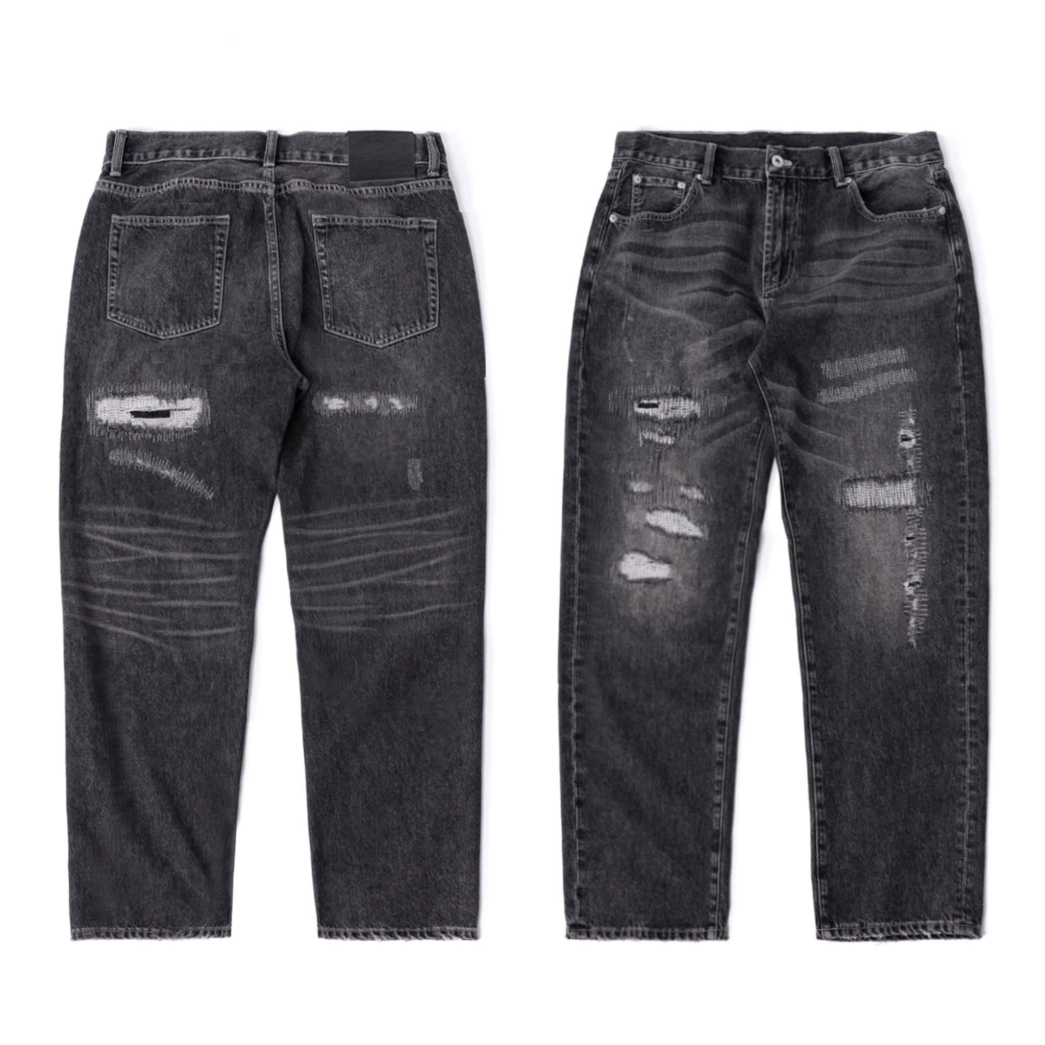 BAD KIDS 惡童 25 A/W Savage Denim (刀割破壞黑單寧牛仔褲)