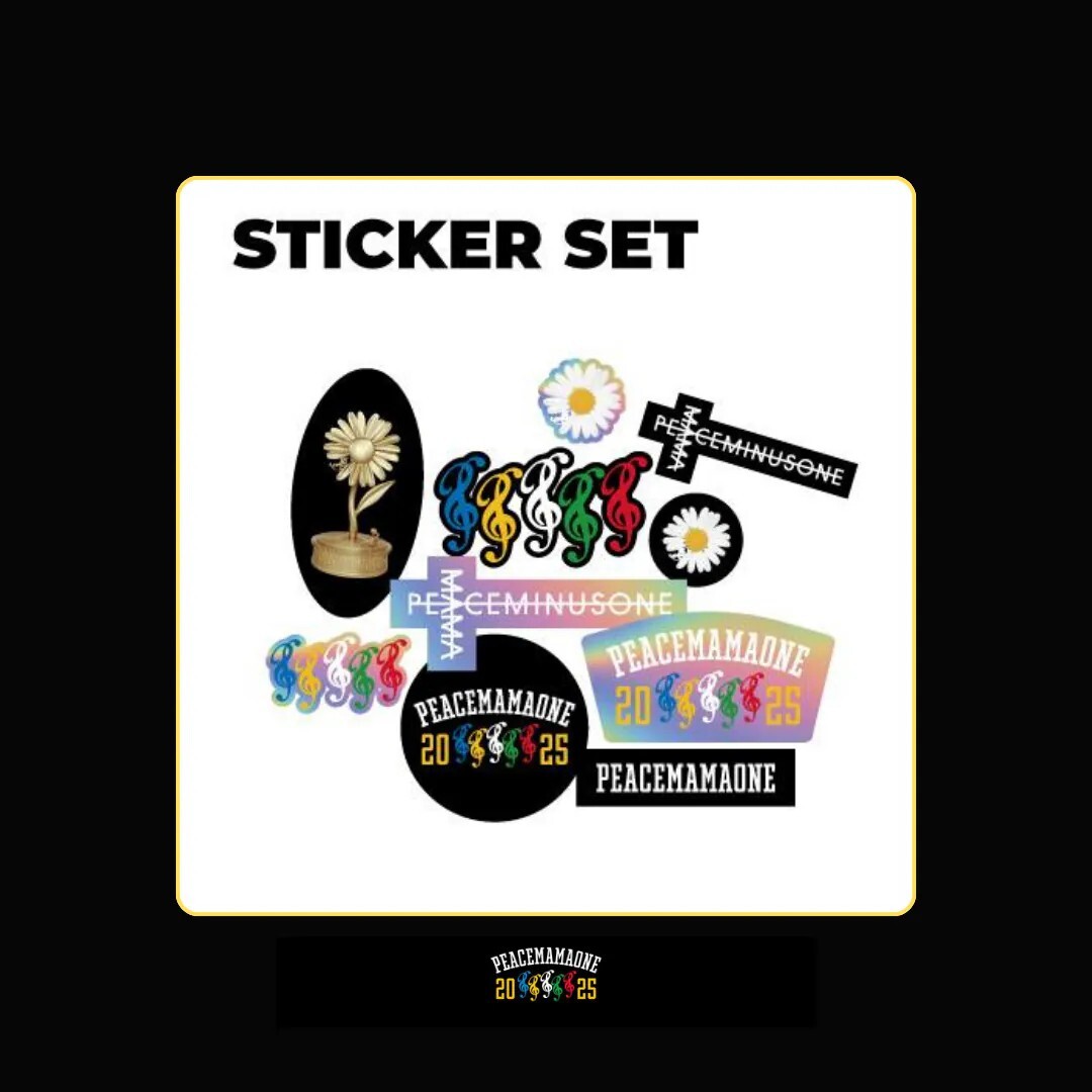 【逢甲 FUZZY】G-DRAGON GD權志龍 Peaceminusone x 2025 MAMA 貼紙組 聯名 周邊