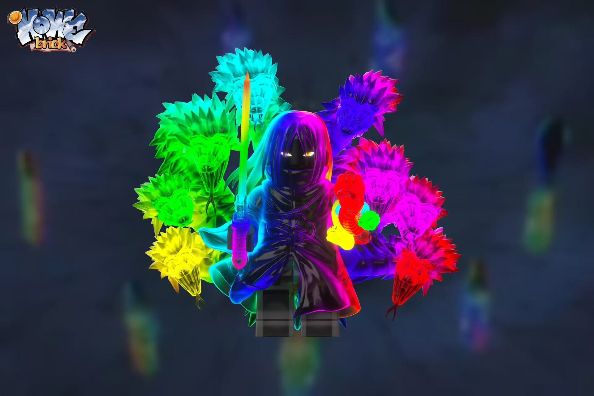 【Howe Brick】三忍大蛇丸 (限量彩虹版)