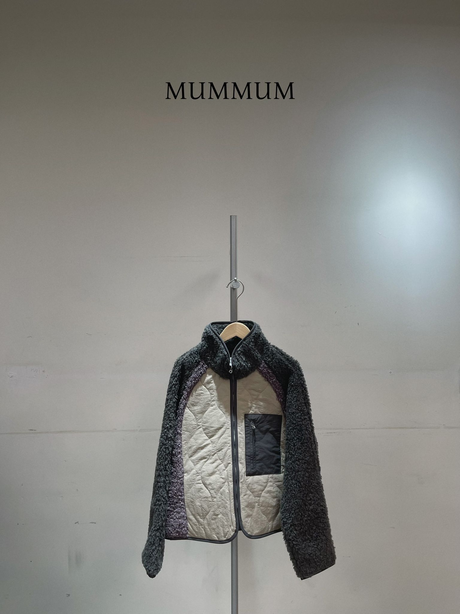 0212903a/三色毛毛袖外套 48/48/25