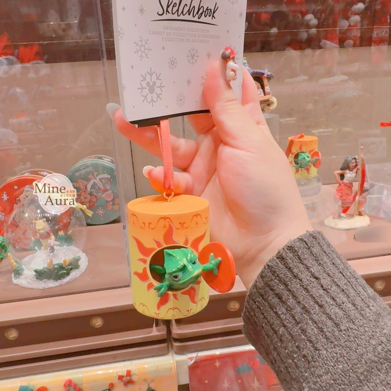 聖誕節系列 帕斯卡 Pascal 造型 聖誕樹 掛飾 魔髮奇緣 Tangled -香港迪士尼樂園