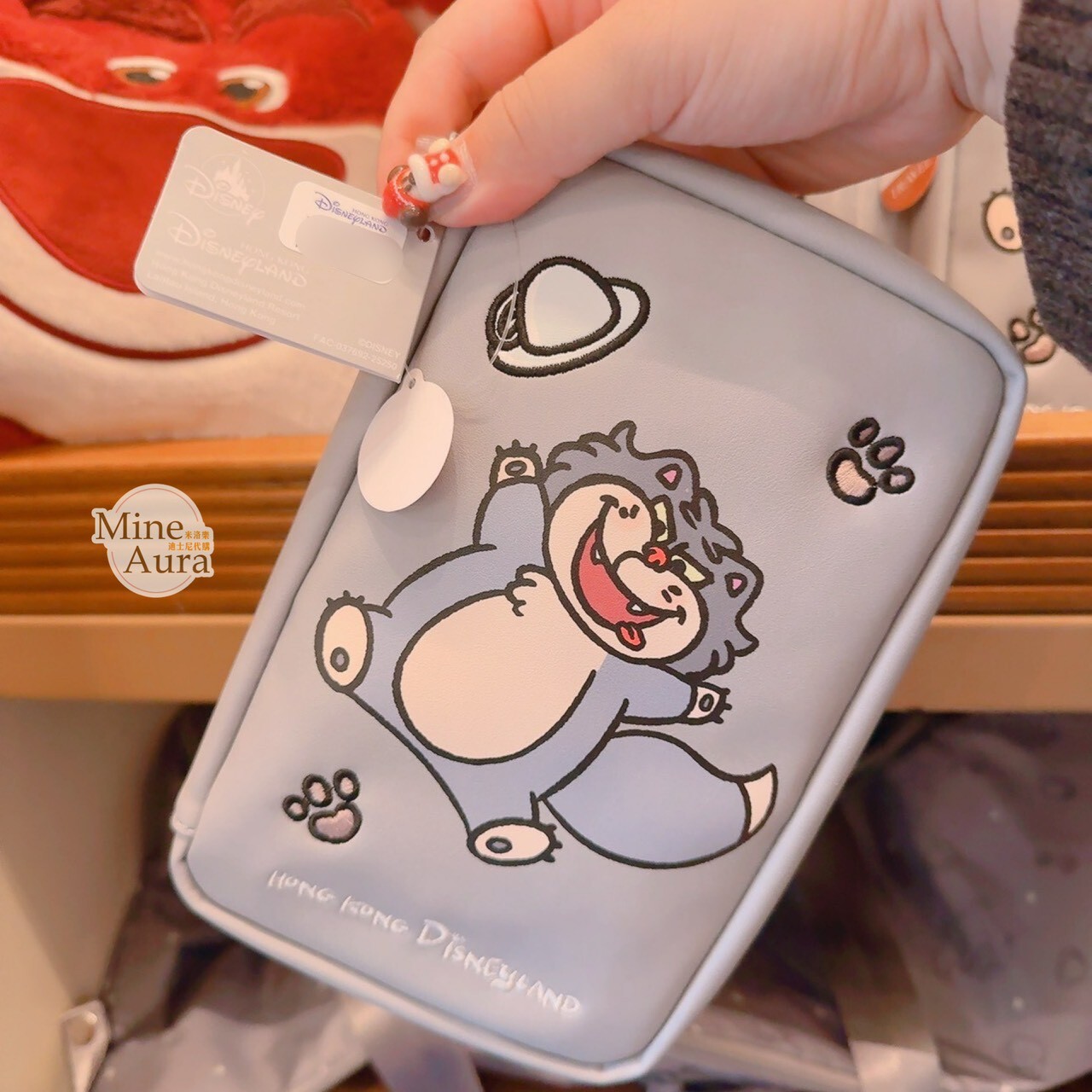 路西法 魯斯佛 Lucife 壞貓咪 圖案 收納包 化妝包 -香港迪士尼樂園