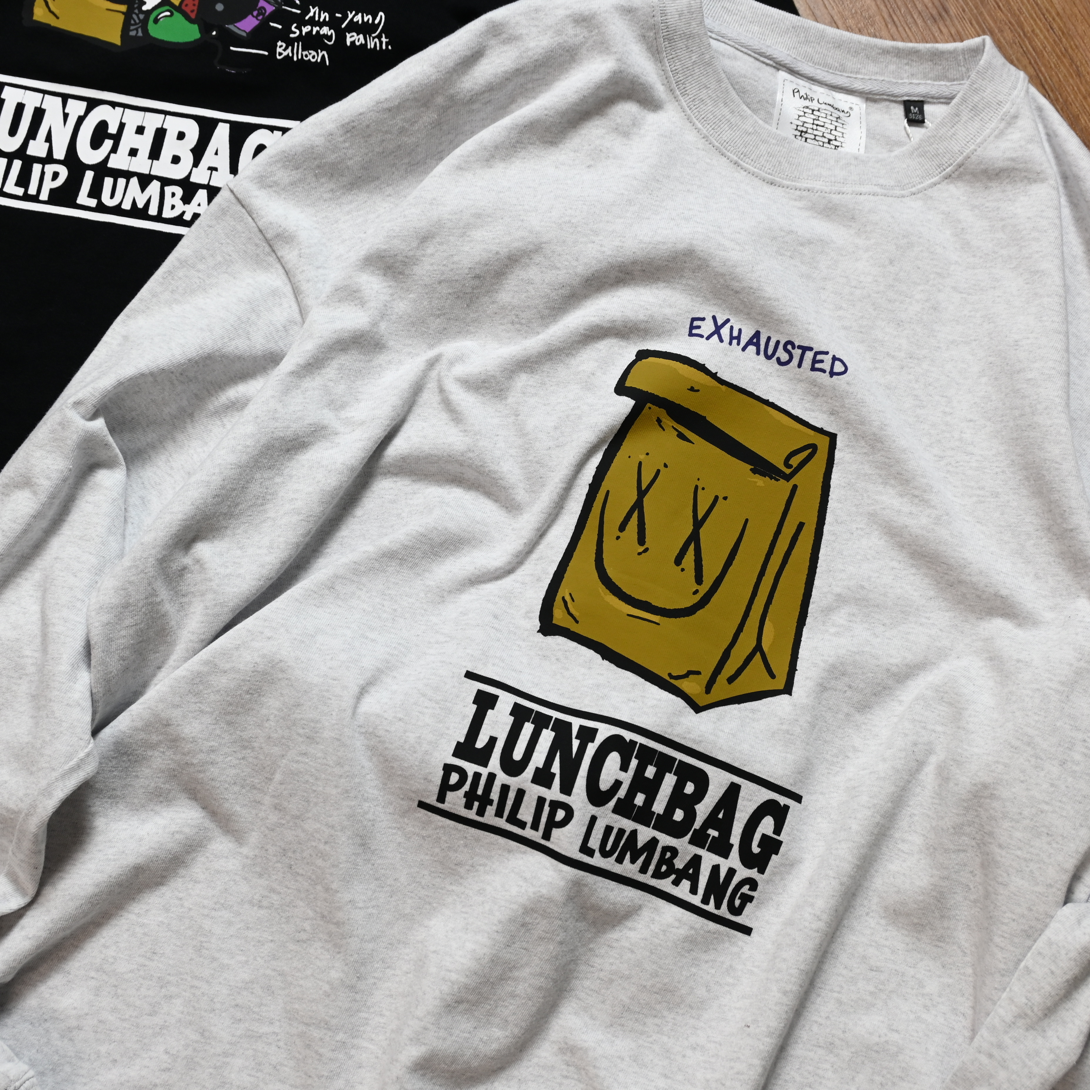 Philip Lumbang JP Exhausted Lunch Bag Long Tee
