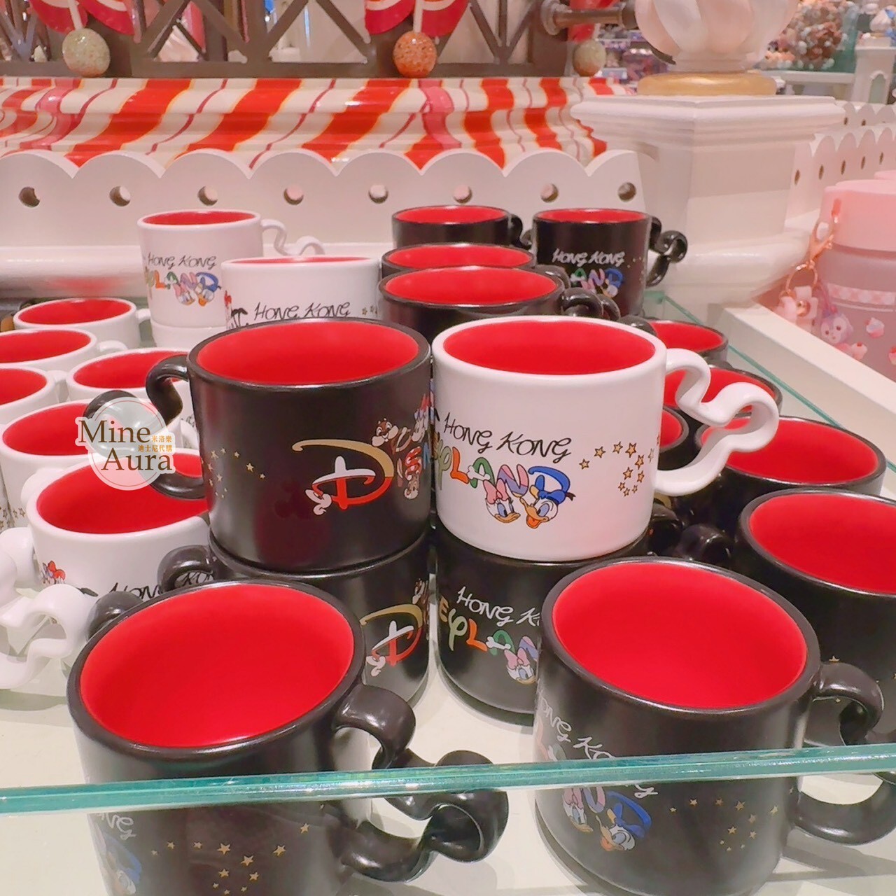 樂園限定 米奇 Mickey 好友集合 彩色圖案 陶瓷 迷你 馬克杯 水杯 -香港迪士尼樂園