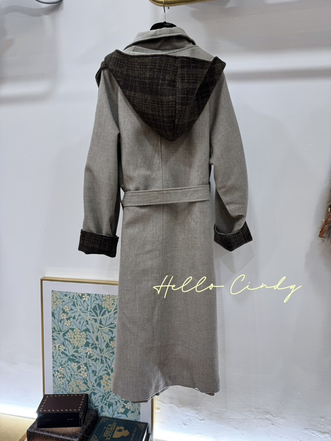 B11162 版型超好的歐式連帽反折袖長大衣