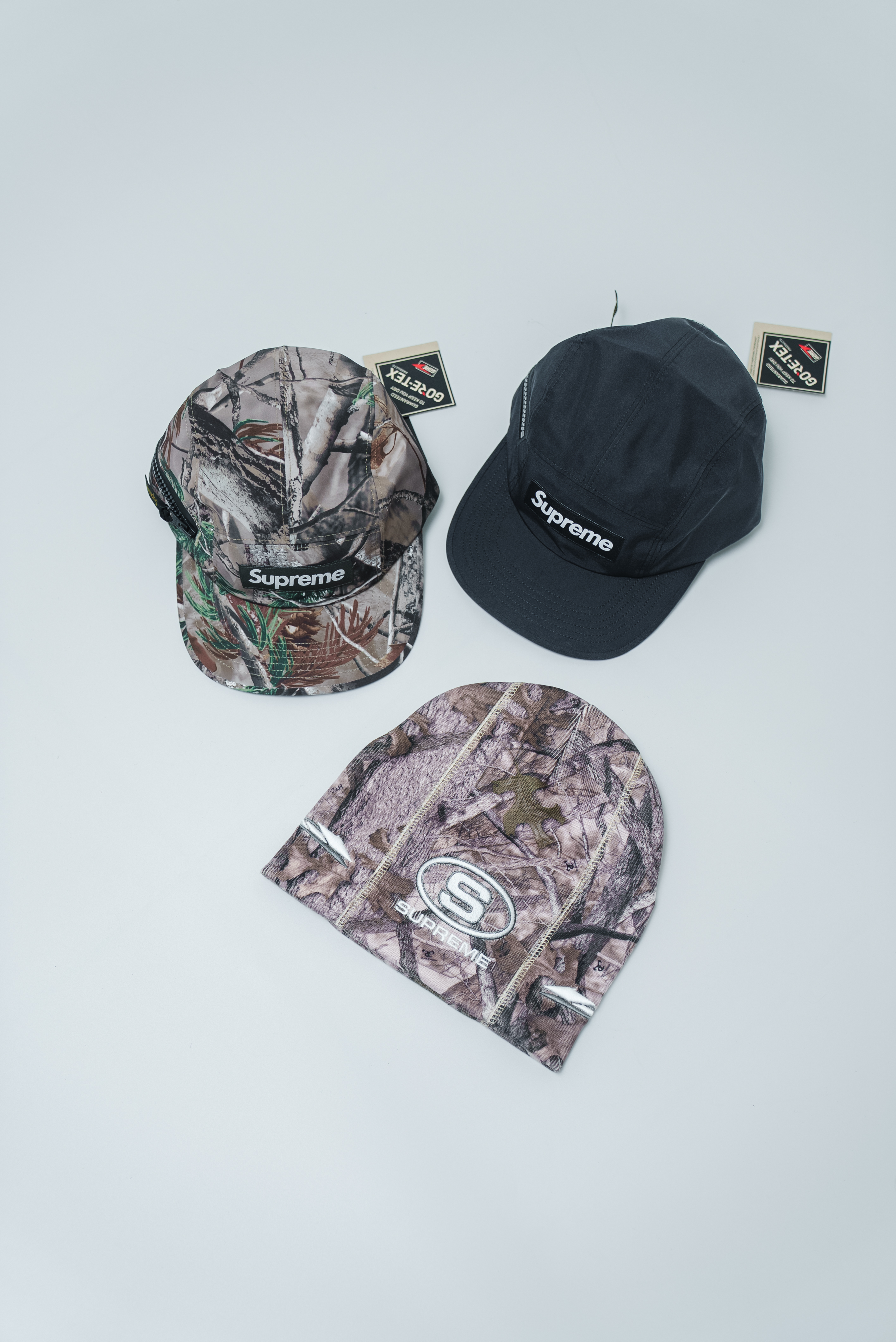 【Focus Store】現貨秒發 Supreme FW25 Week12 GORE-TEX Zip Pocket Camp Cap 防水拉鍊五分割帽 三色