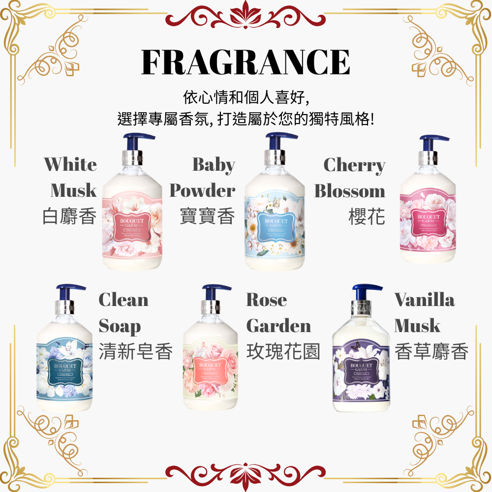 璞珈妮 香水護髮乳 500ml【香草麝香】-Bouquet Garni