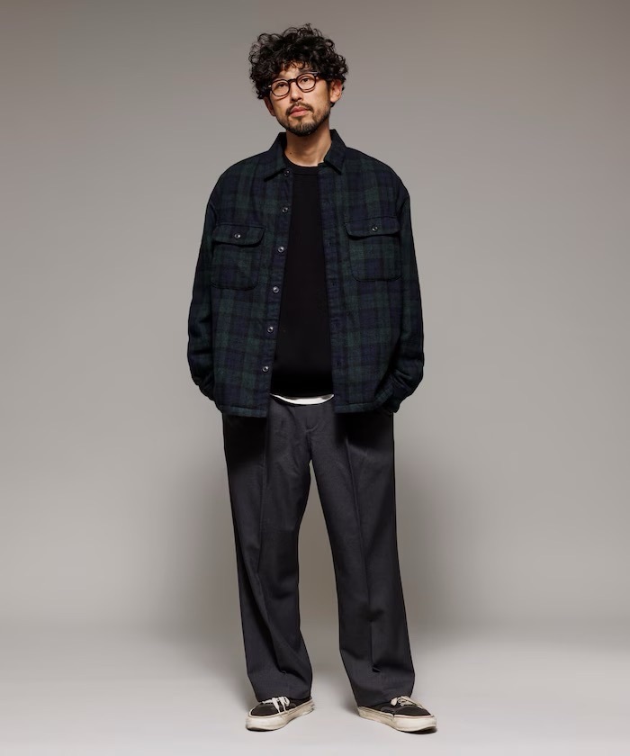 "代購" 𝗙𝗿𝗲𝗮𝗸'𝘀 𝗦𝘁𝗼𝗿𝗲 𝗢𝘃𝗲𝗿𝘀𝗶𝘇𝗲𝗱 𝗪𝗮𝘀𝗵𝗲𝗱 𝗪𝗼𝗼𝗹 𝗕𝗹𝗲𝗻𝗱 𝗦𝗵𝗶𝗿𝘁 𝗝𝗮𝗰𝗸𝗲𝘁 法蘭絨 外套