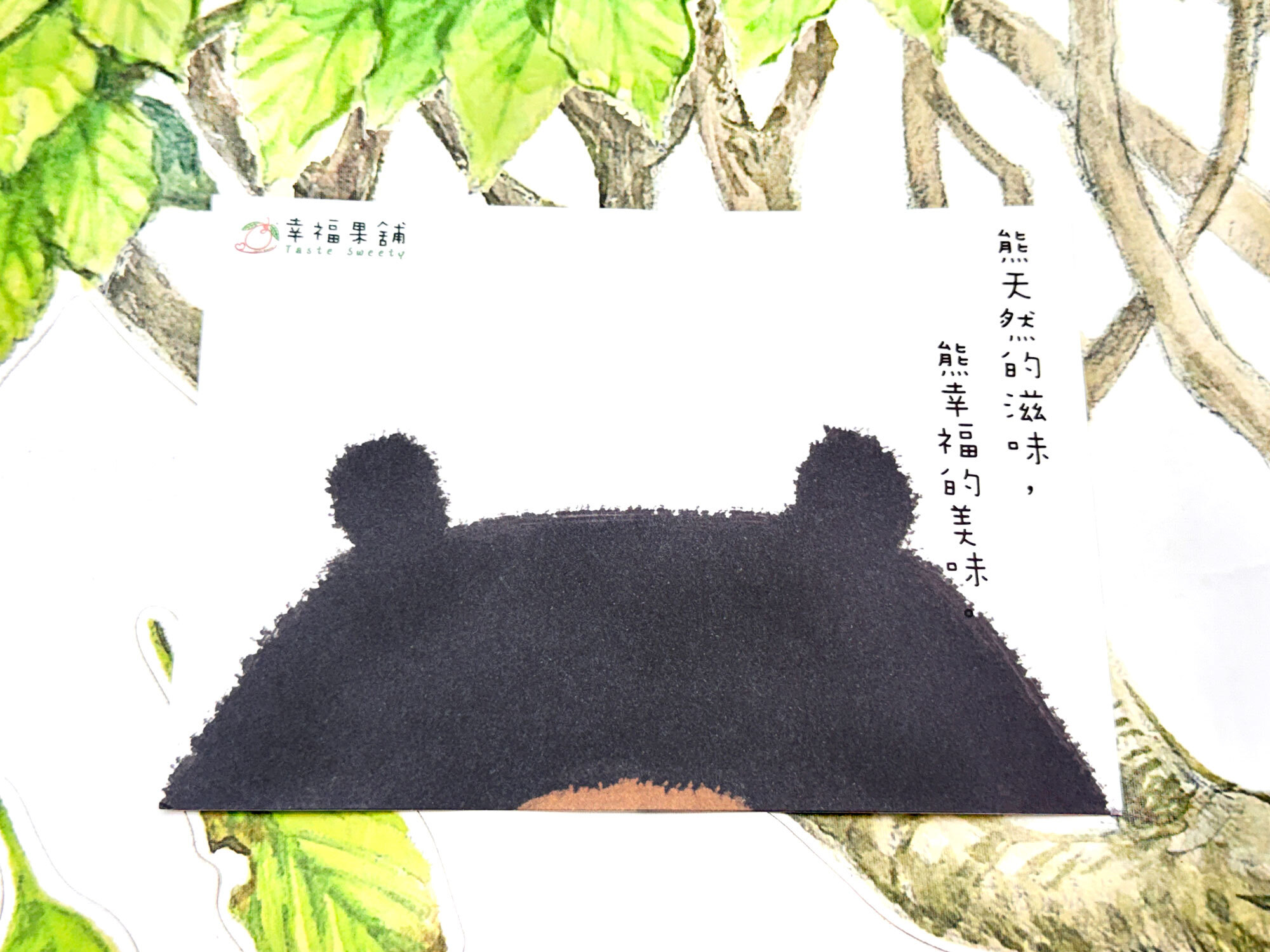 經典黑熊版明信片小卡