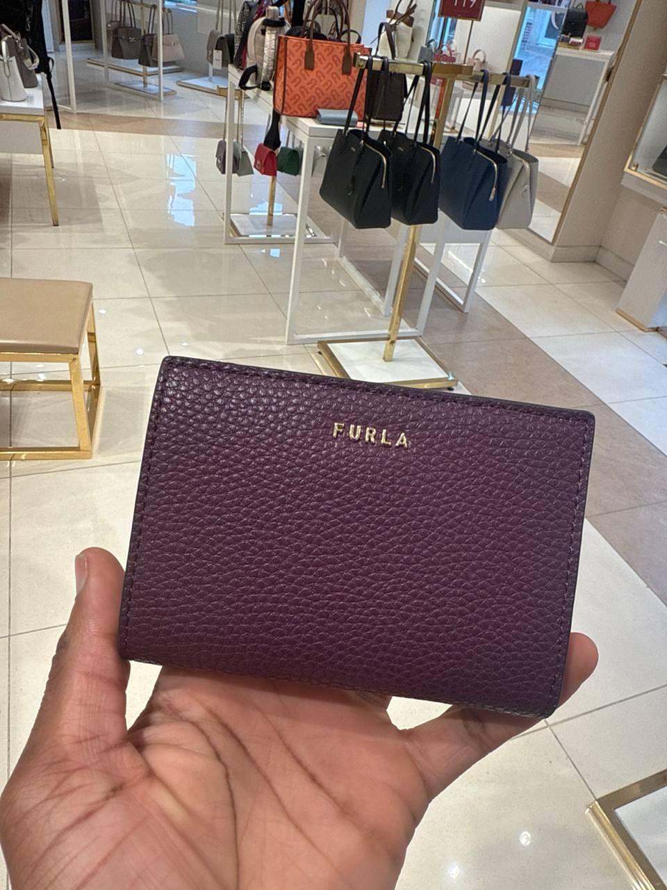 [U] FURLA MELANZANA+PERLA e int. PCO9RZY00175700A00C64NX RITZY S BI-FOLD W/ZIP - VITELLO ST.OASI, 8050597727196 (UF250)
