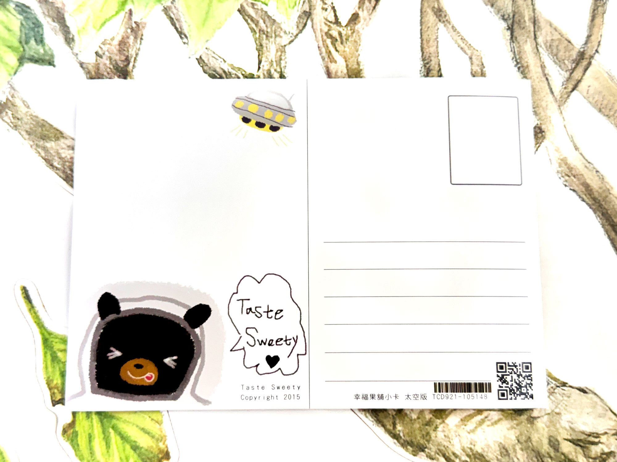 太空版明信片小卡