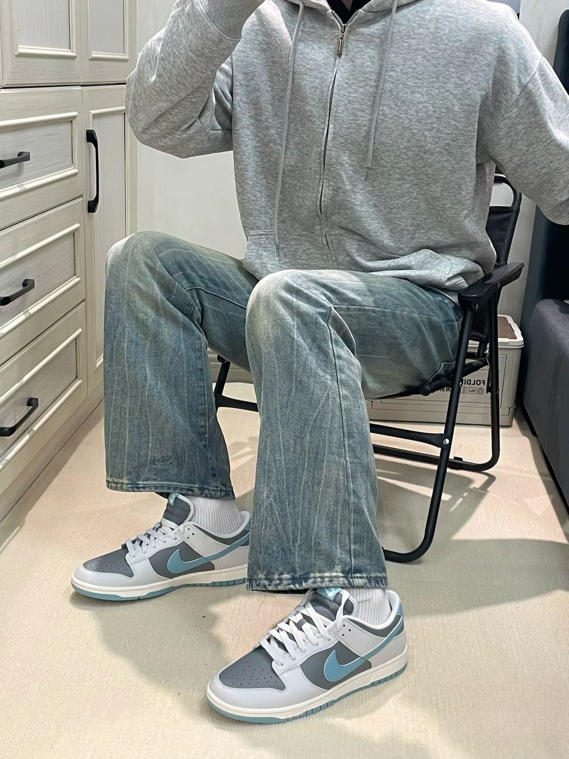 Nike Dunk Low "Dusty Blue" 霧灰藍 松石灰藍 男鞋 HF5441-001