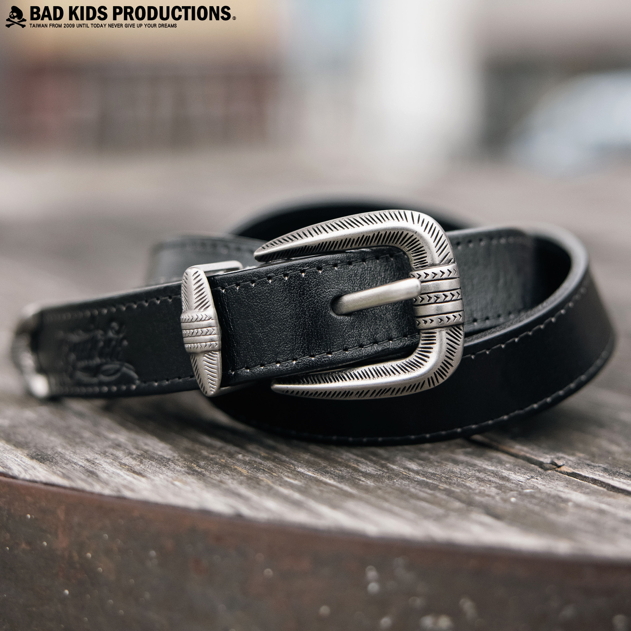 BAD KIDS 惡童 25 A/W Western Belt (頭層牛皮金屬頭西部皮帶)